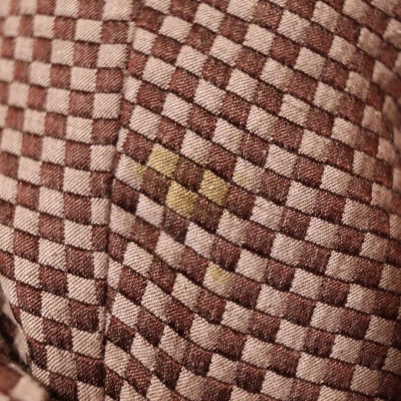 Kay Unger Brown Checkered Skirt Suit & Blazer Jacket Set 12 Vintage Chic - Picture 10 of 15